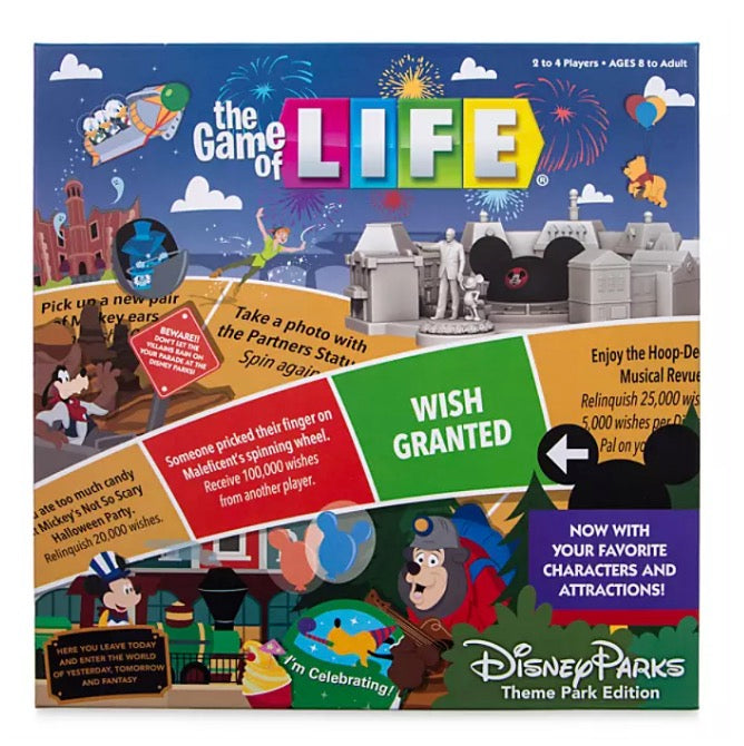  Disney Theme Park Edition Game - The Game Of LIFE