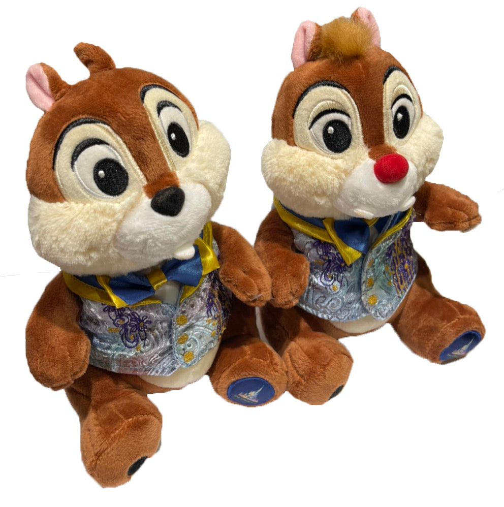  Disney Plush - 50th Anniversary - Chip N Dale - 9"