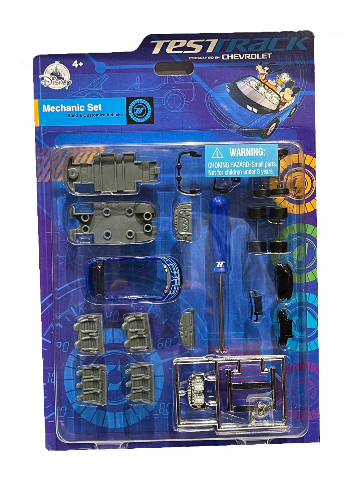  Disney Test Track Mechanic Set - Build & Customize Vehicle