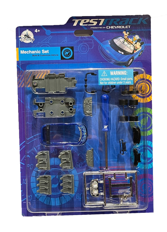  Disney Test Track Mechanic Set - Build & Customize Vehicle