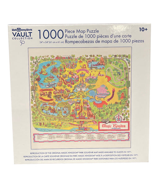  Disney Jigsaw Puzzle - 50th Anniversary - Magic Kingdom Map