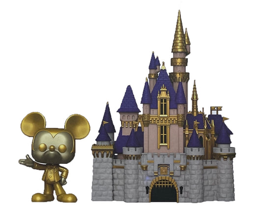  Disney Pop Funko Figurine - 50th Anniversary - Cinderella Castle & Mickey