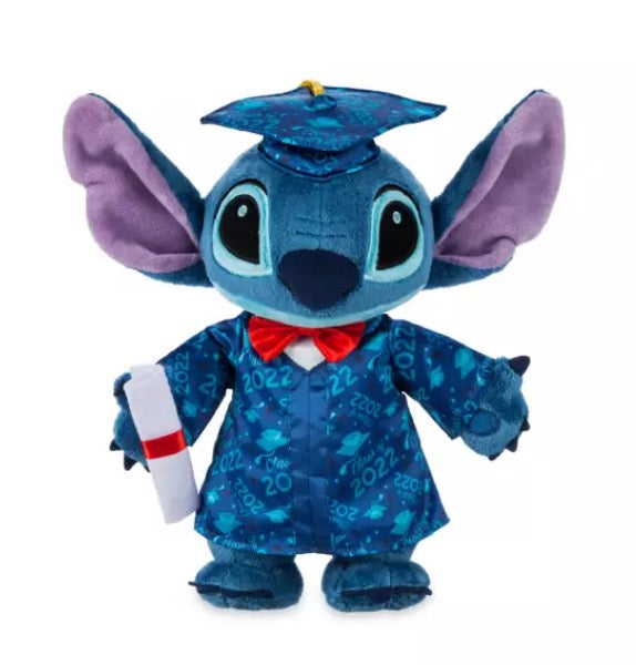  Disney Graduation Plush - 2022 Stitch - 11"