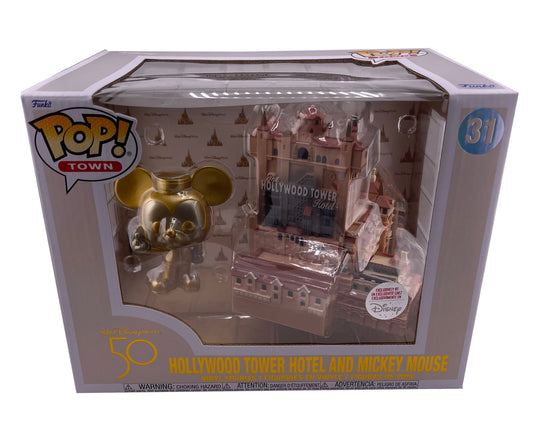  Disney Funko Pop Figurine - 50th Anniversary - Hollywood Tower & Mickey