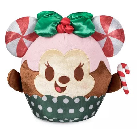 Disney Munchlings Plush - Minnie Candy Cane Cupcake
