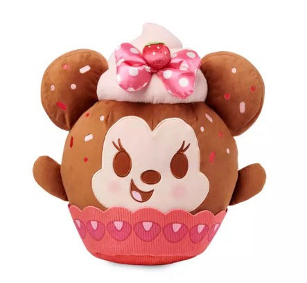  Disney Munchlings Plush - Minnie Strawberry Cupcake