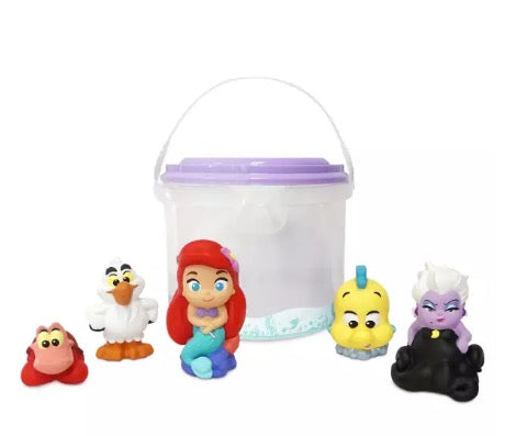  Disney Bath Toy Set - The Little Mermaid