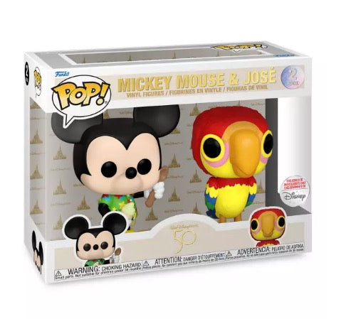  Disney Funko Pop Figurine - 50th Anniversary - Mickey & Jose